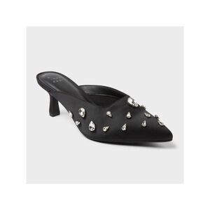 Women’s Katia Heels with Memory Foam Insole - a New Day™ Black 7.5 Boxed